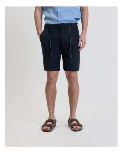 Linen bermuda shorts