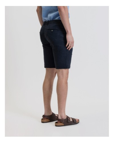 Linen bermuda shorts