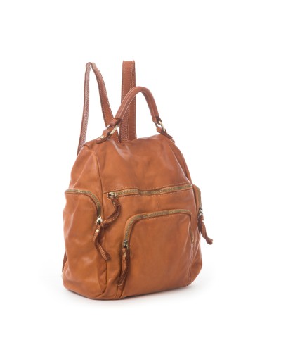 MEN'S LEATHER BACKPACK MADE IN ITALY