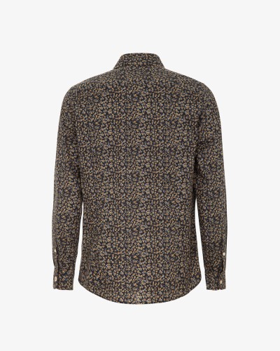 Printed poplin shirt