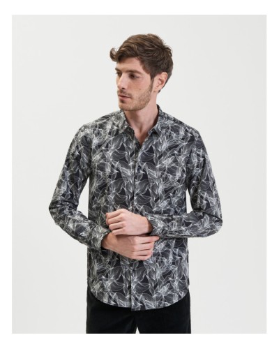 Floral printed Slim fit shirt