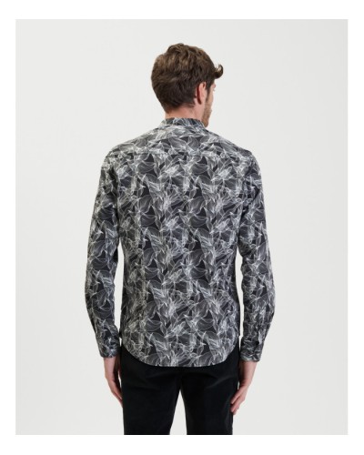 Floral printed Slim fit shirt