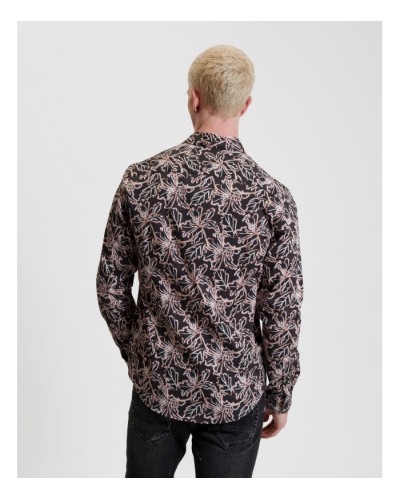 Floral printed regular fit shirt