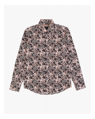 Floral printed regular fit shirt